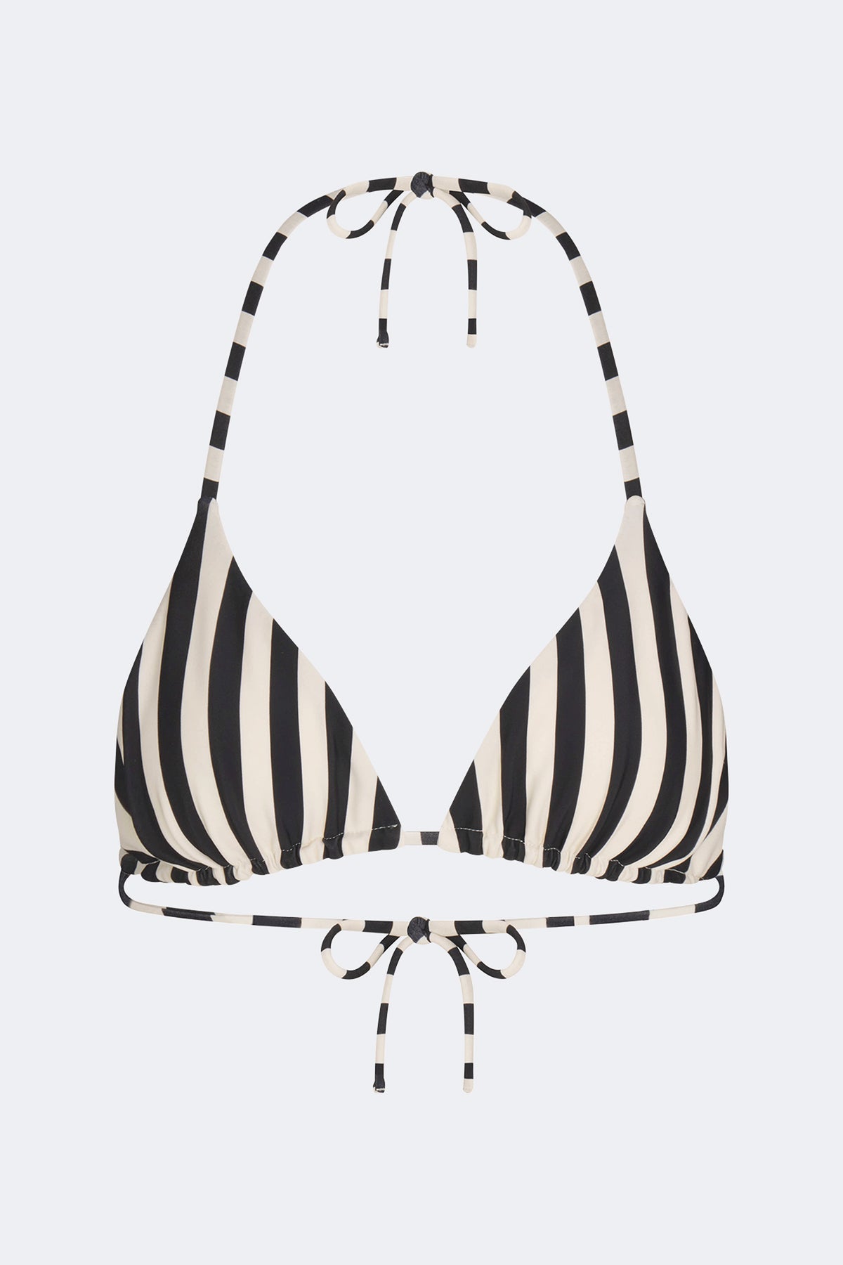 Bwai Bikini Top - Black/White Stripe