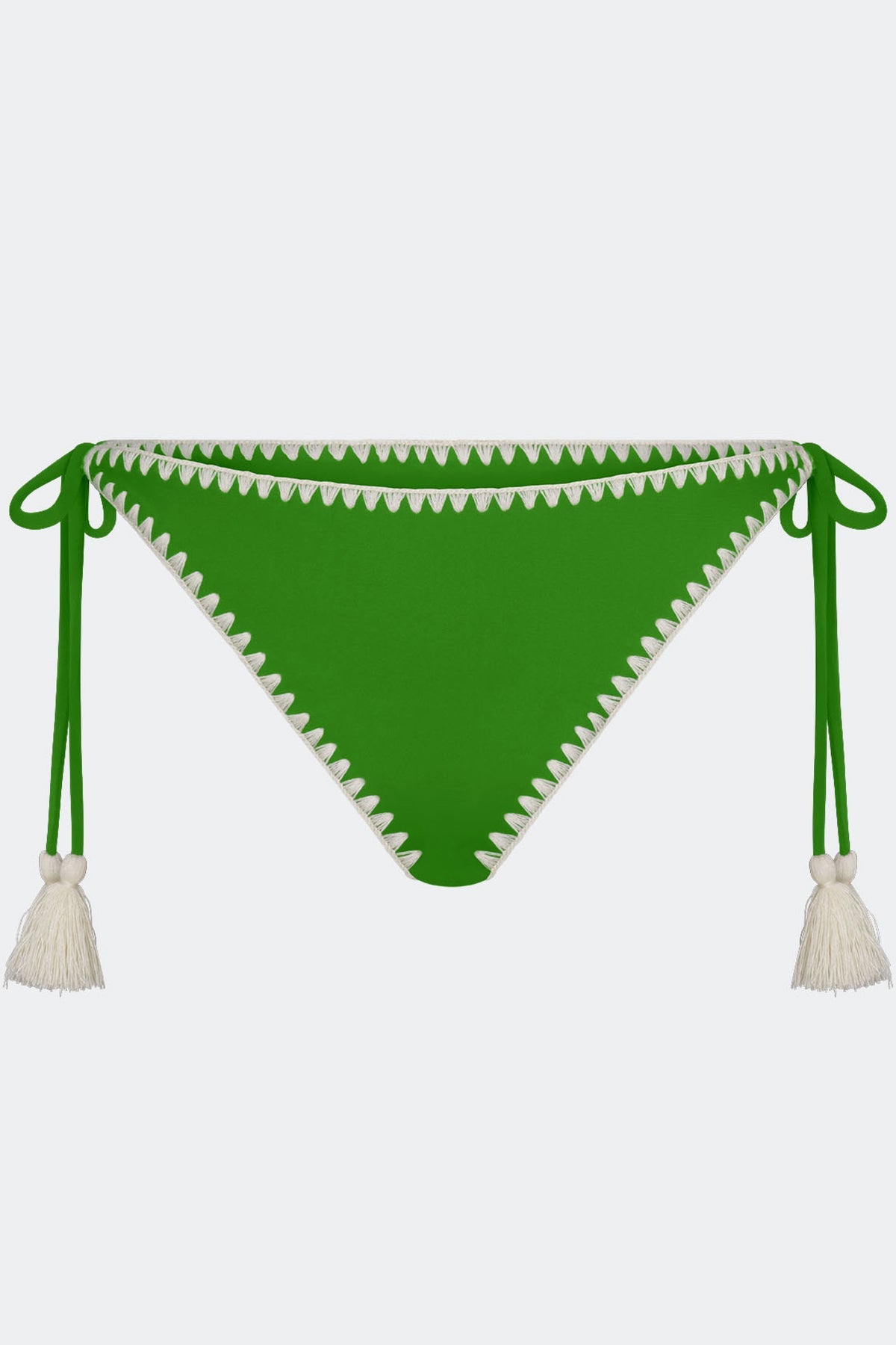 Bwai Embroidered Bikini Bottom - Grass Green