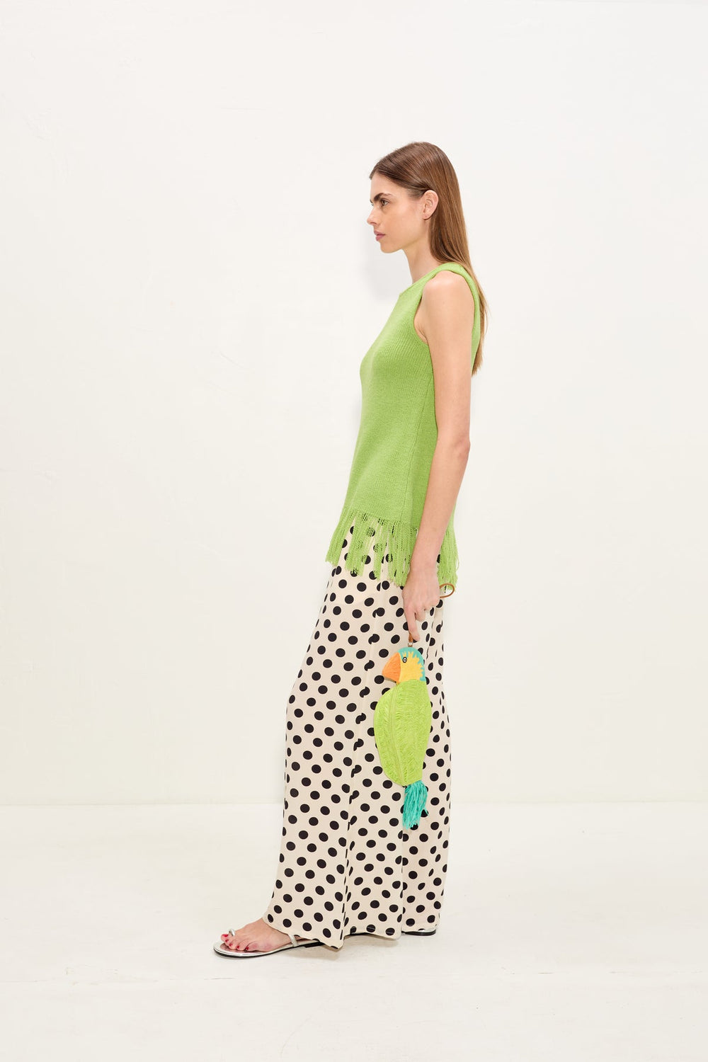 Lisel Knit Top - Lime