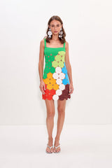 Beep Beep Tank Mini Dress - Island Multi