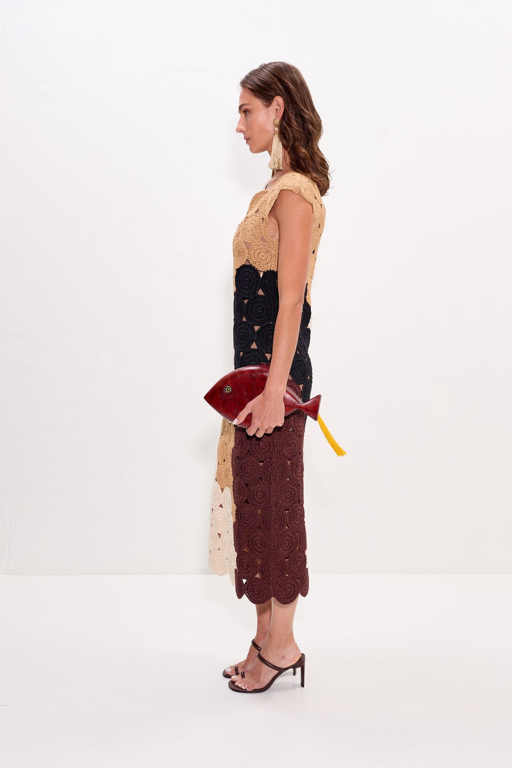 Muro Crochet Dress - Earth Tone Combo