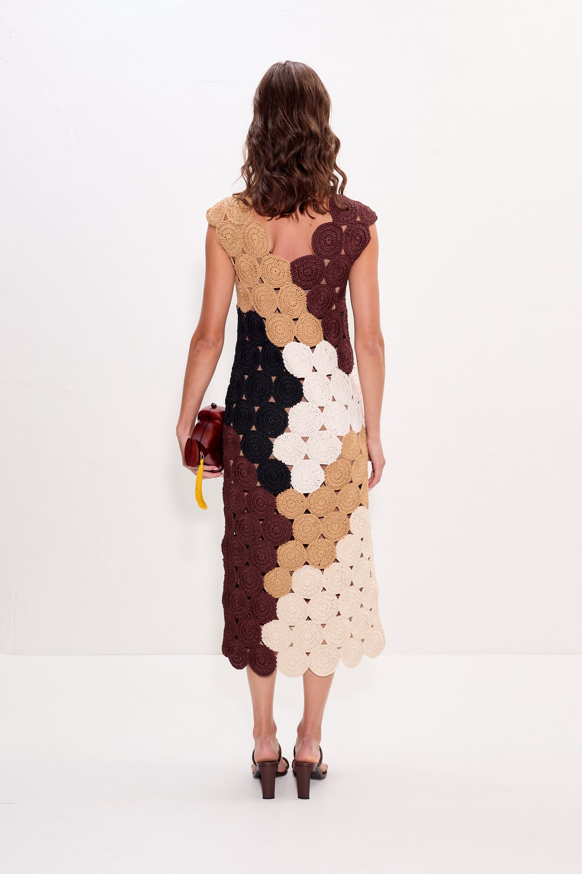 Muro Crochet Dress - Earth Tone Combo
