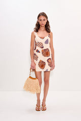 Sahara Linen Mini Dress - Natural Shell