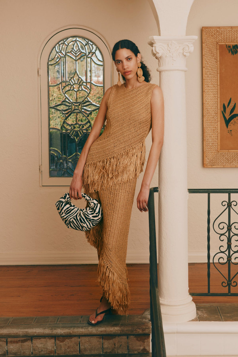 Beja Crochet Dress - NATURAL