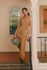 Beja Crochet Dress - NATURAL