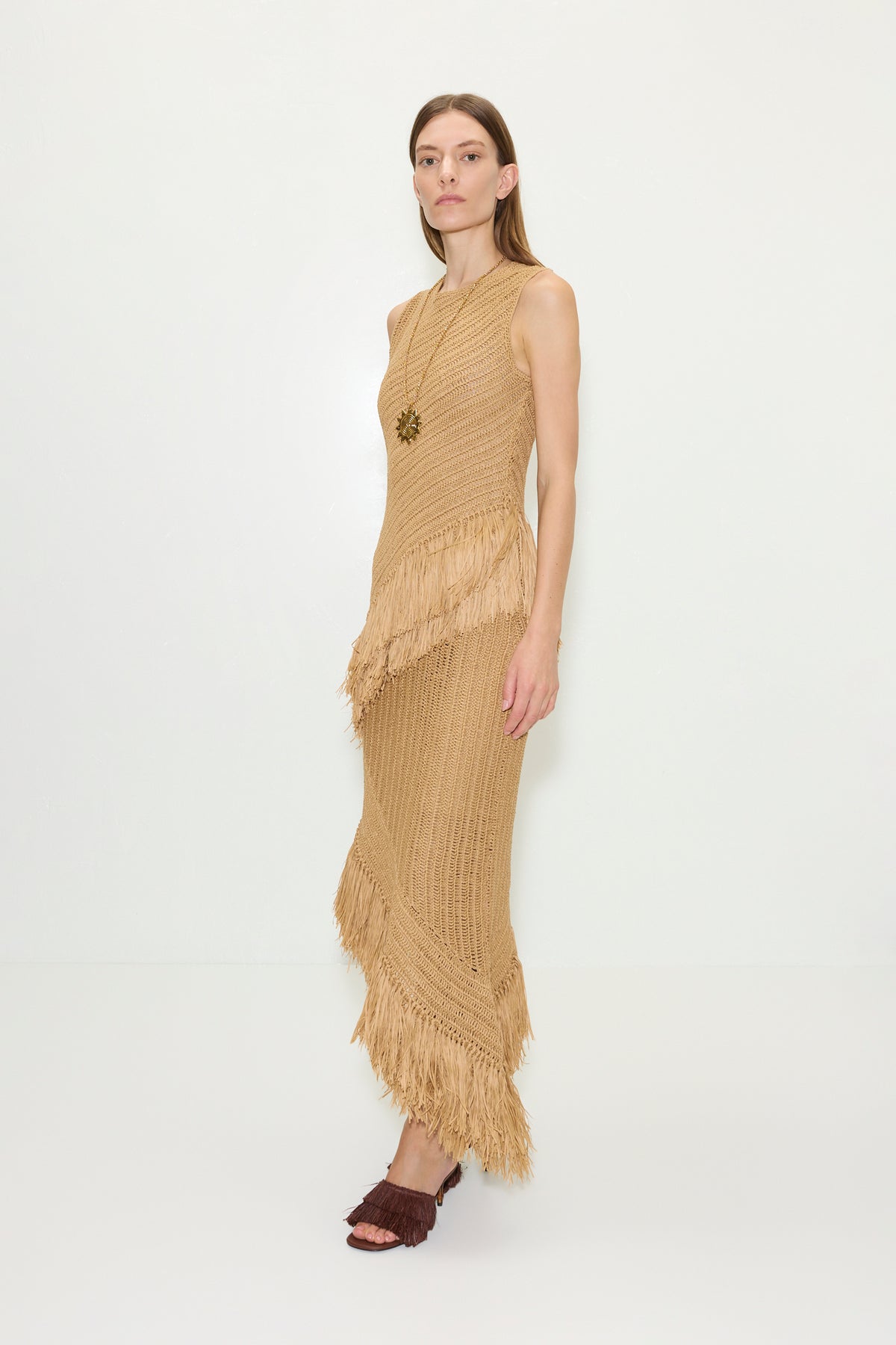 Beja Crochet Dress - NATURAL