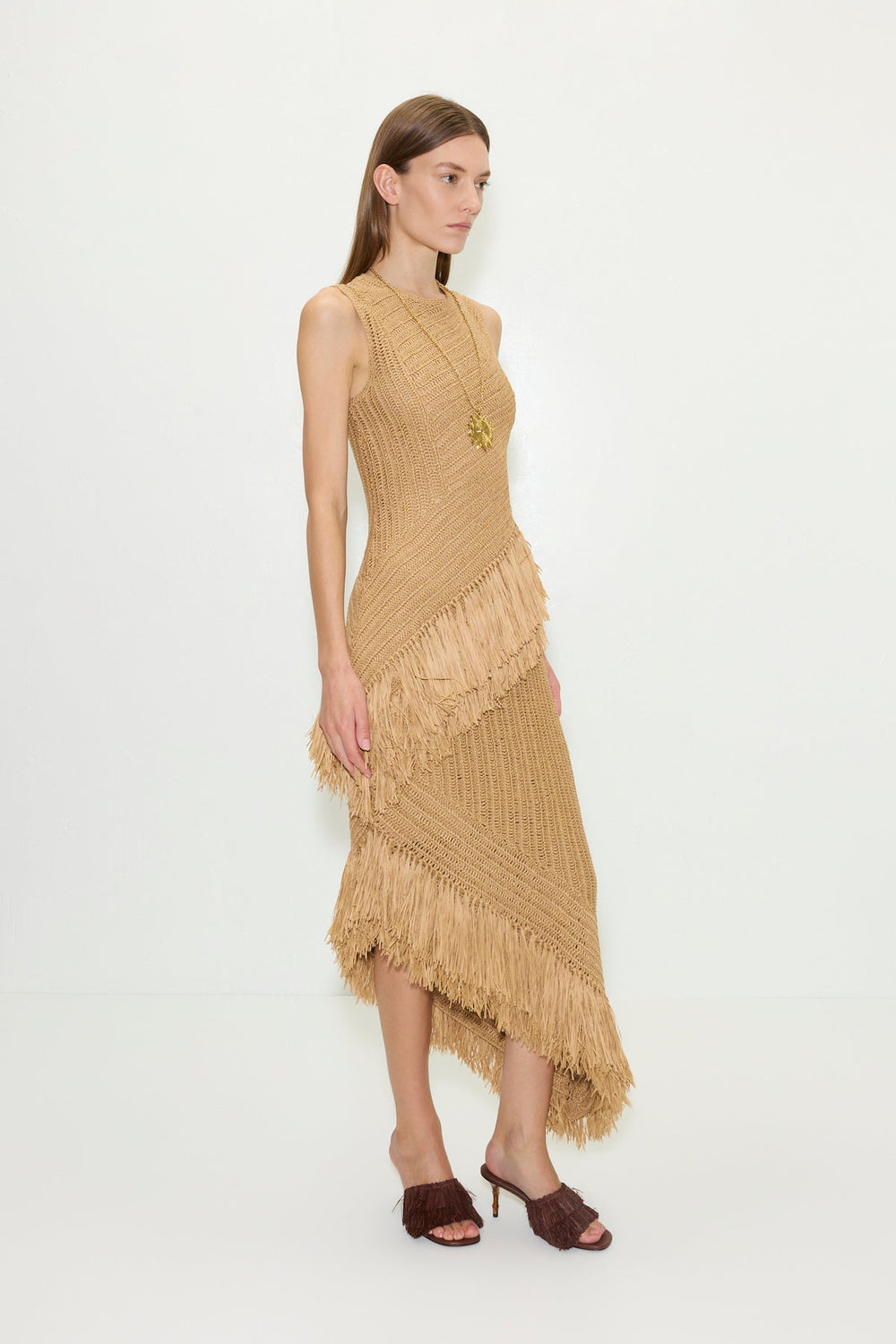 Beja Crochet Dress - NATURAL