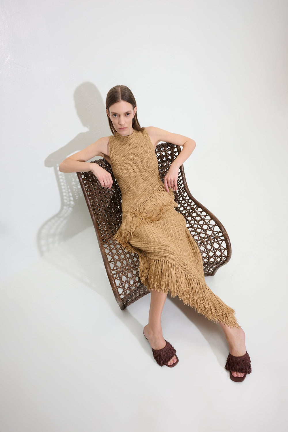 Beja Crochet Dress - NATURAL