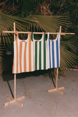 SIMONMILER Sahara Striped Denim Dress - TAN STRIPE