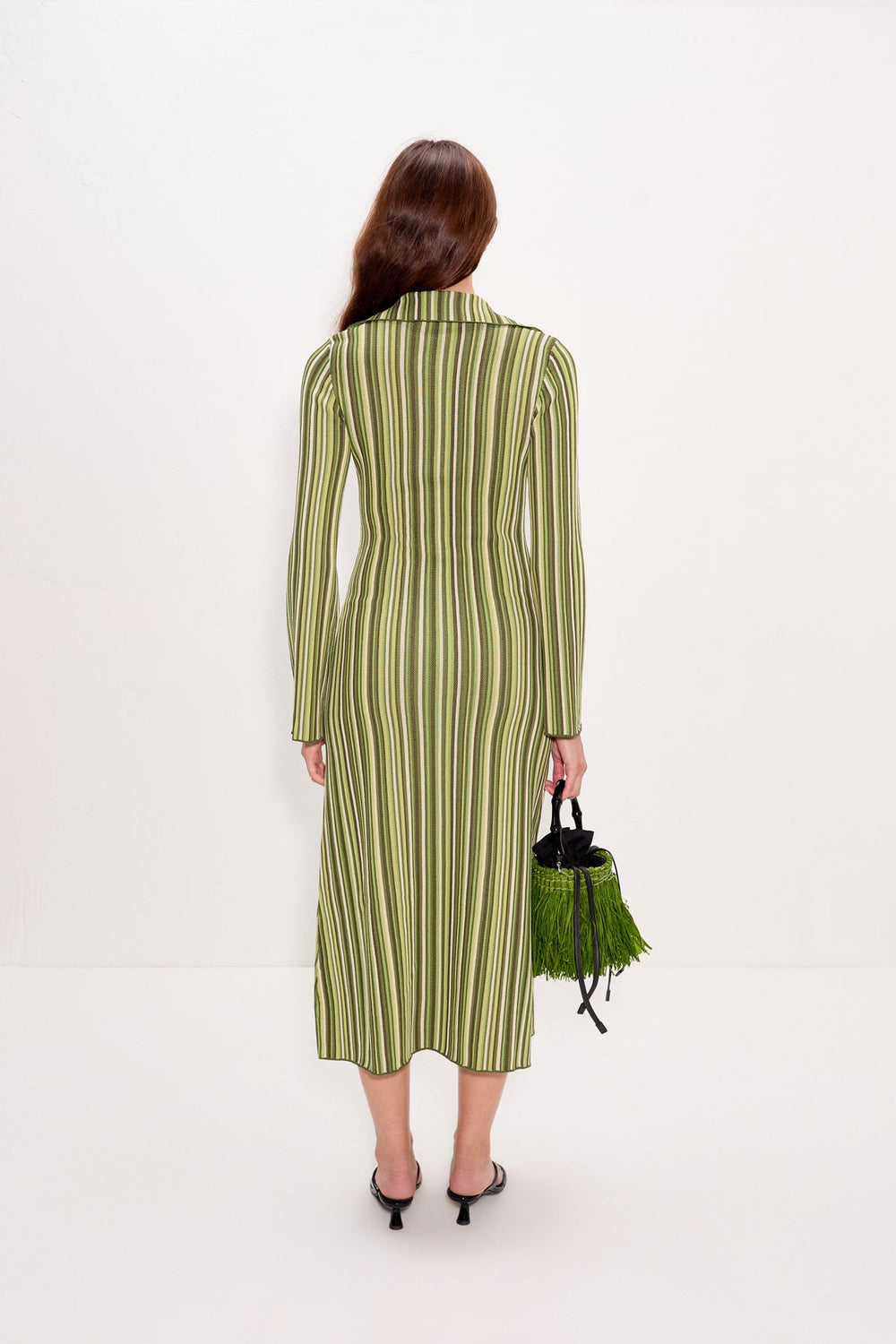 Reade Polo Dress - Landscape Multi Stripe