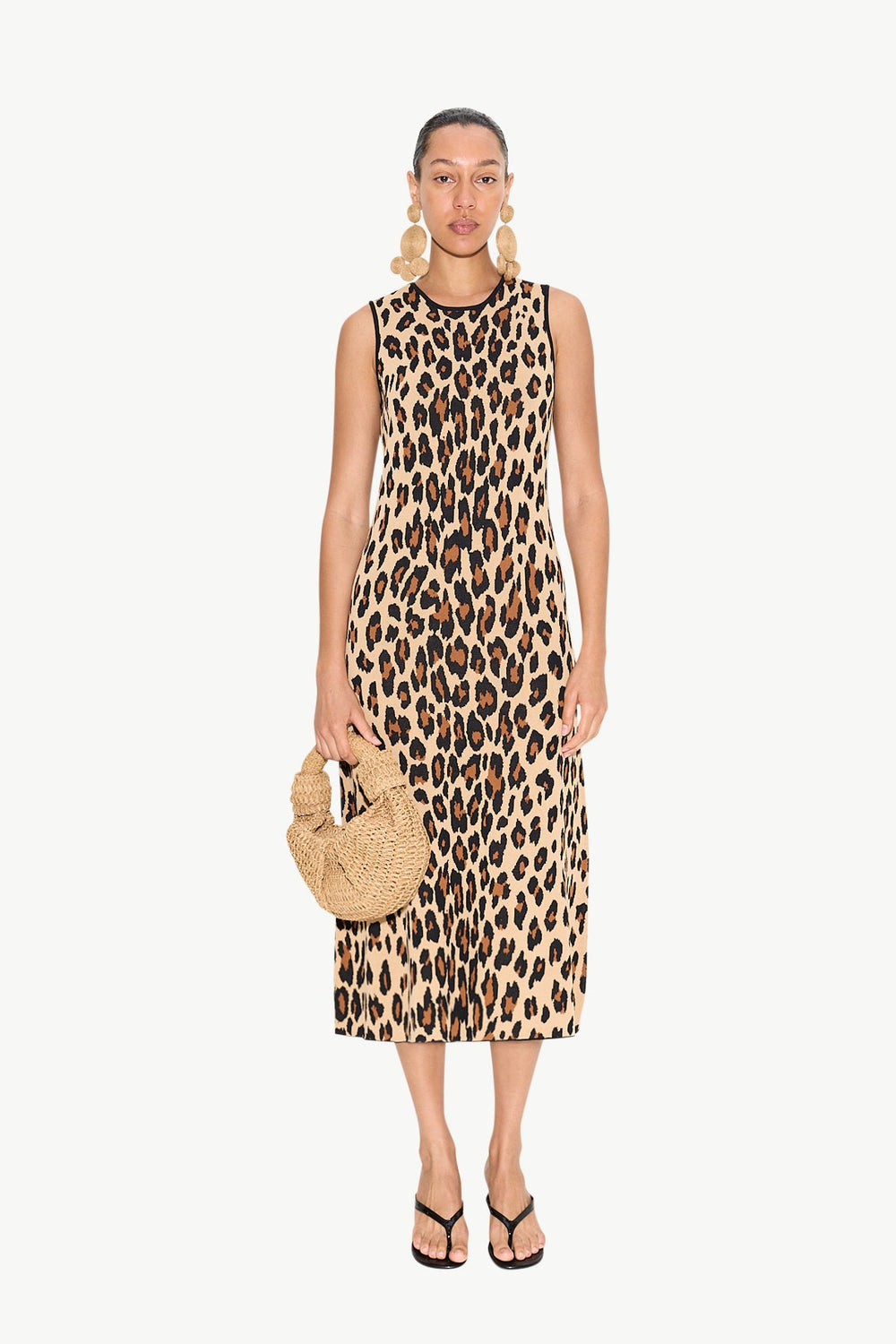 Simon Miller Knits By Axon Sleeveless Dress - CHEETAH