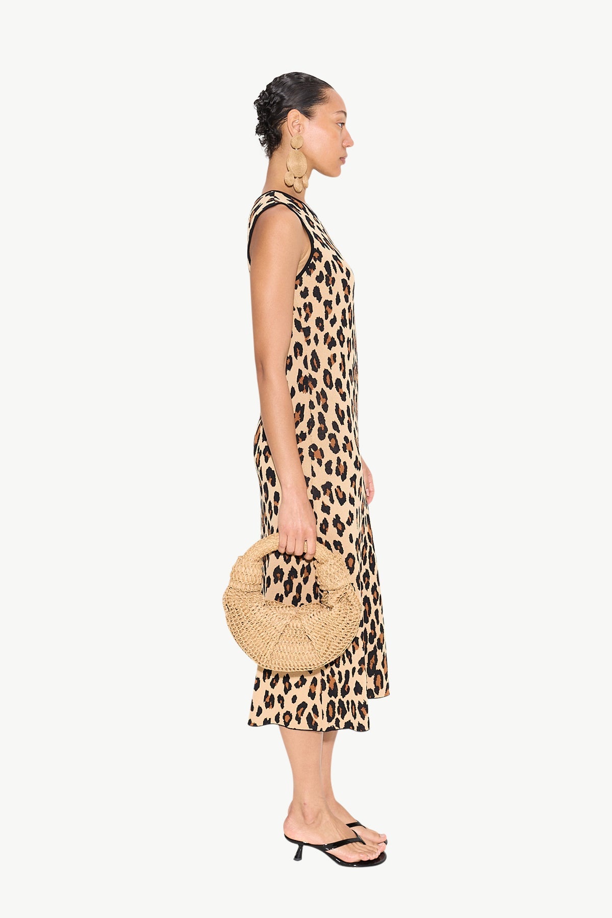 Simon Miller Knits By Axon Sleeveless Dress - CHEETAH