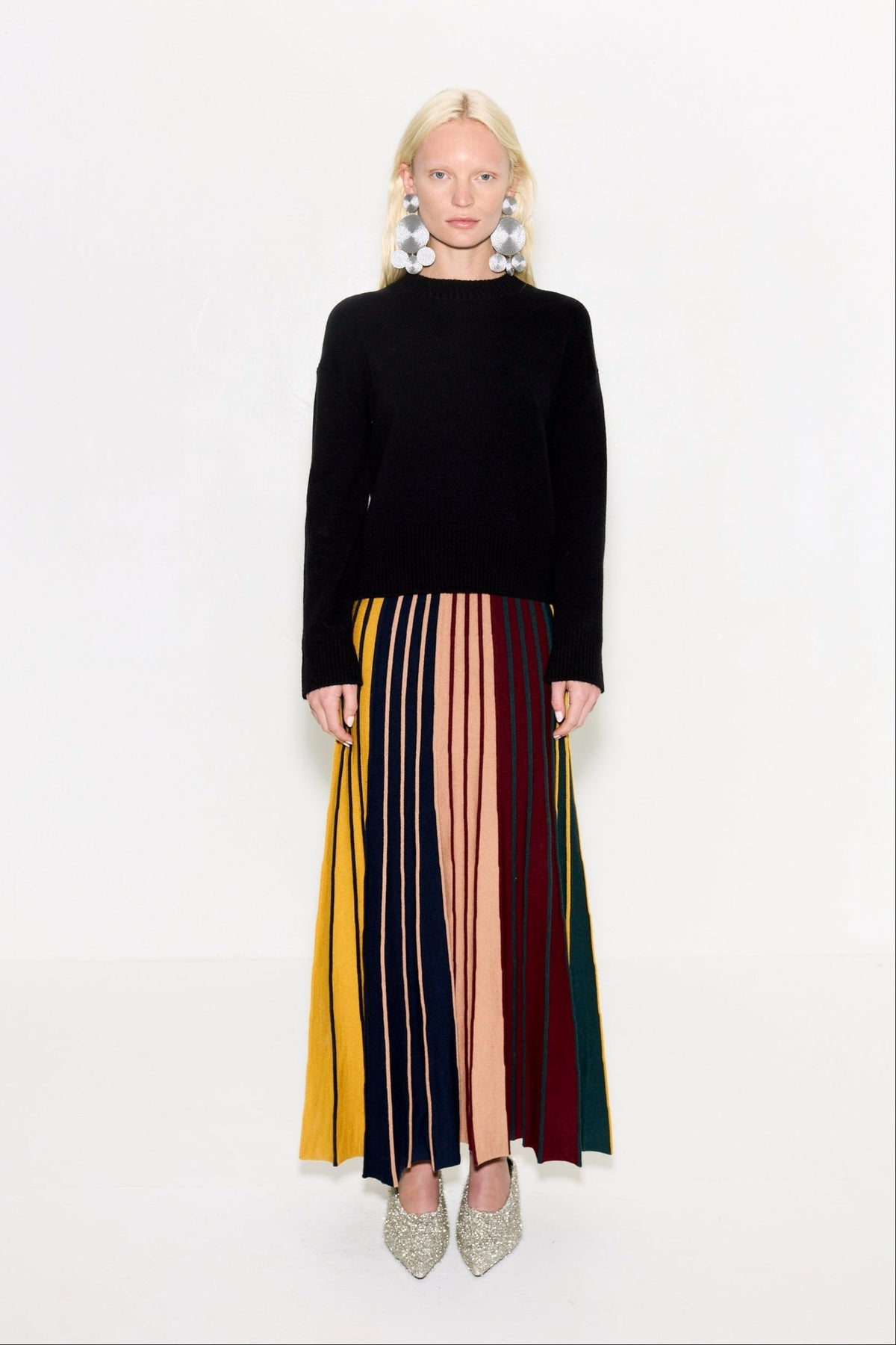 Celia Knit Skirt - MULTI COLOR RIB