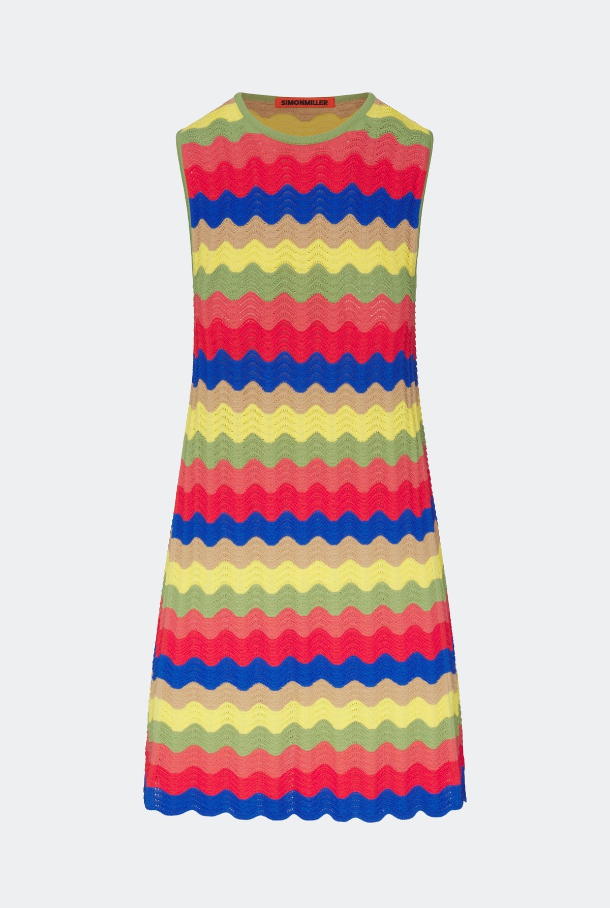 Moji Wave Mini Dress - Tropical Wave
