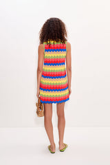 Moji Wave Mini Dress - Tropical Wave