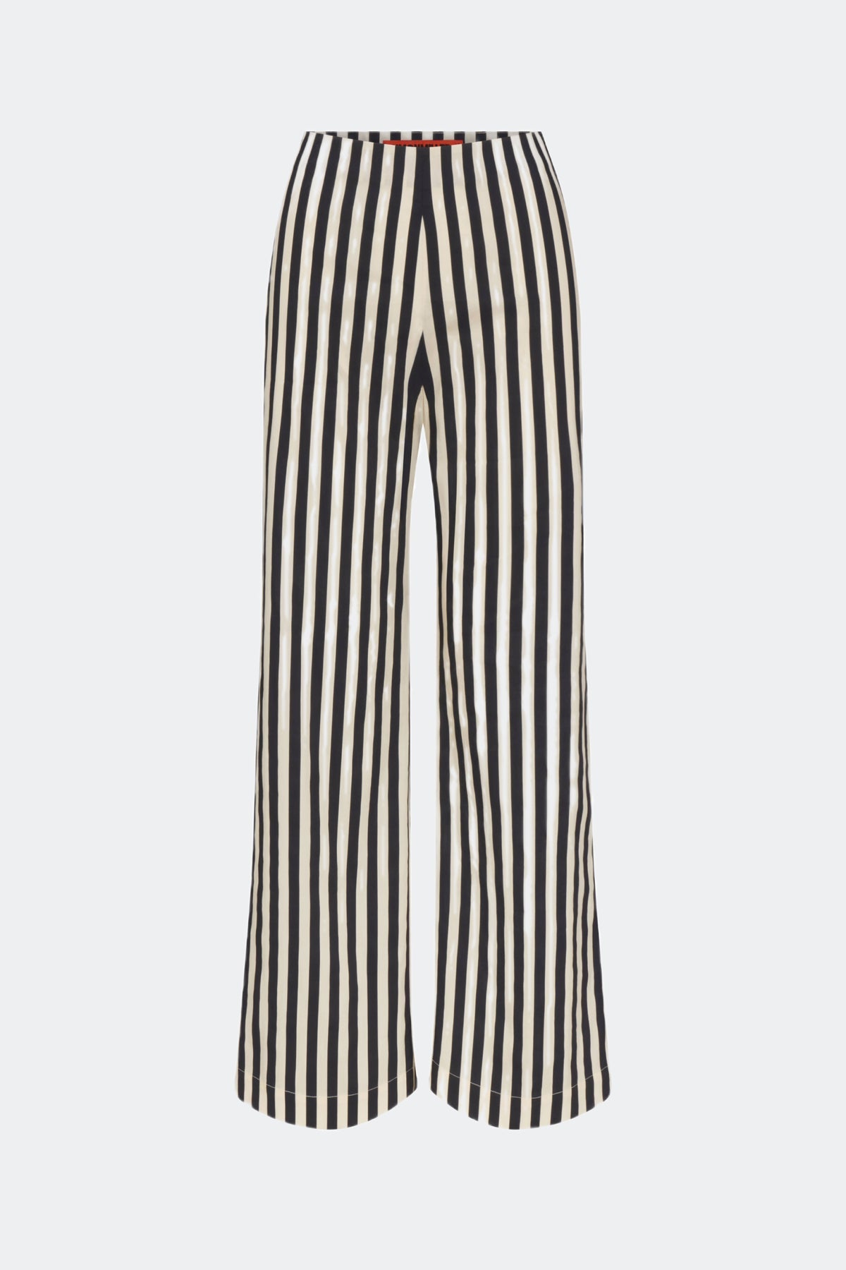 Pia Poplin Pant - BLACK/WHITE STRIPE
