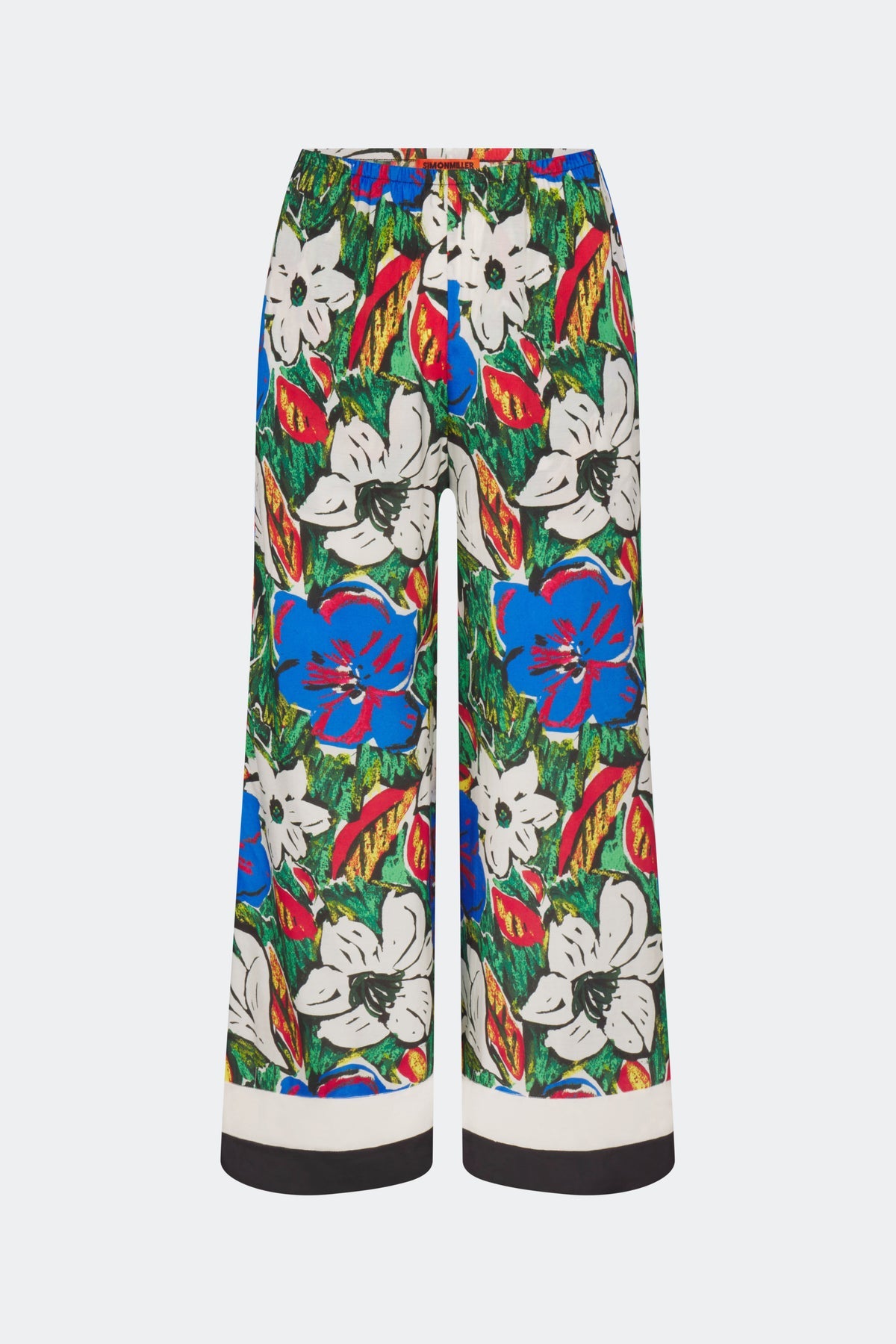 Nella Wide Leg Pant - Tropical Floral Print Combo
