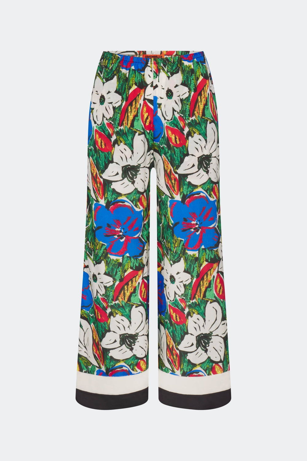 Nella Wide Leg Pant - Tropical Floral Print Combo