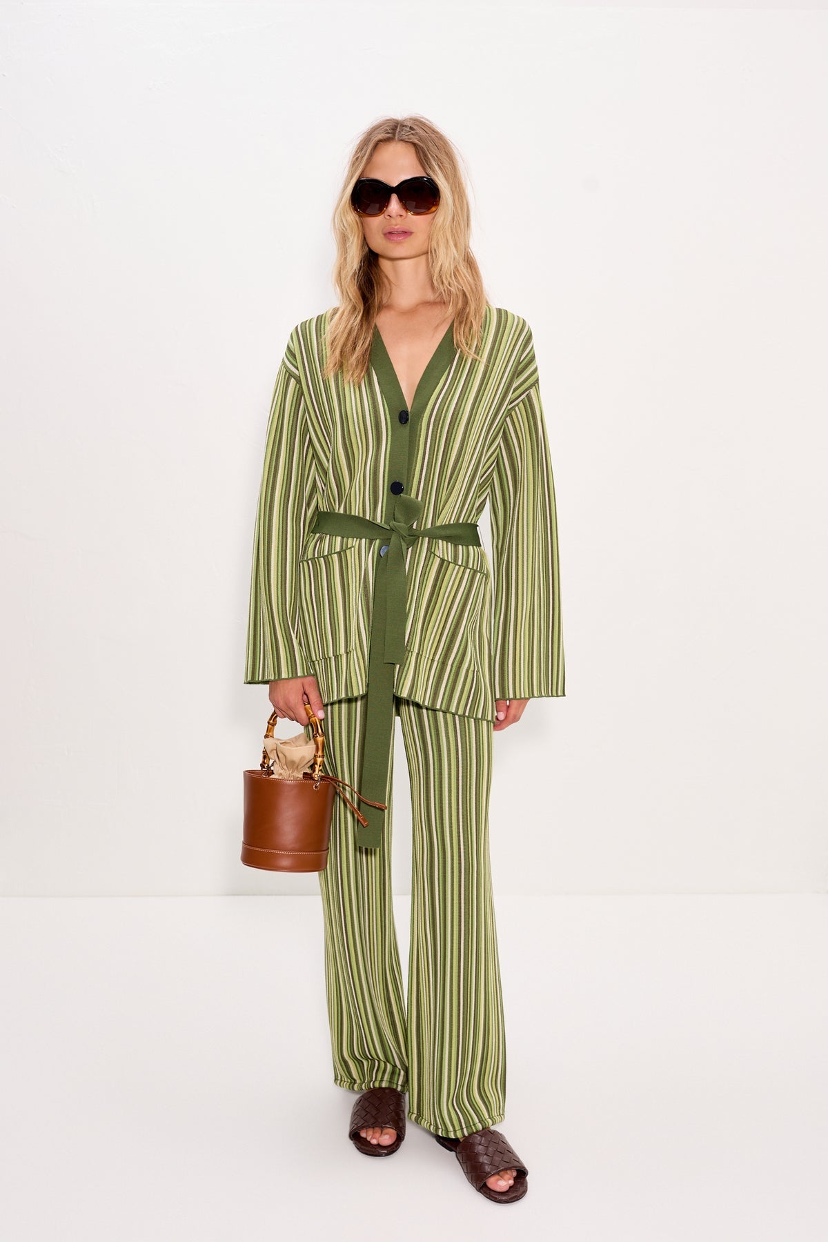 Jabber Knit Pant - Landscape Multi Stripe