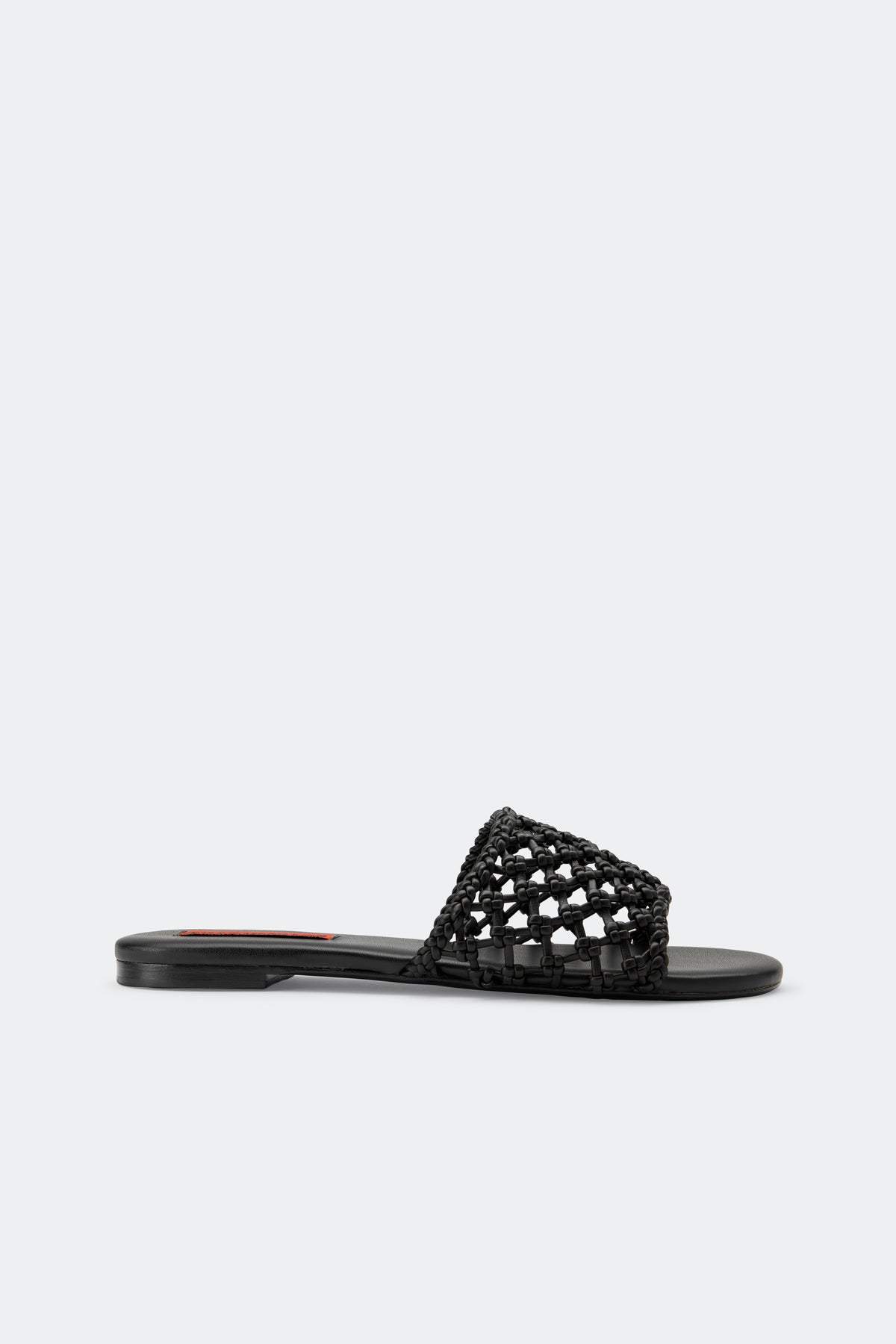 Knotted Salerno Sandal - Black