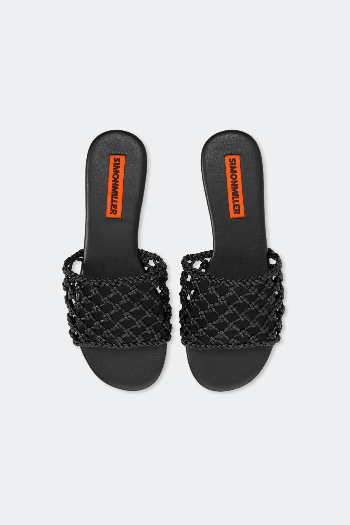 Knotted Salerno Sandal - Black