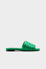 Woven Salerno Sandal - Gummy Green