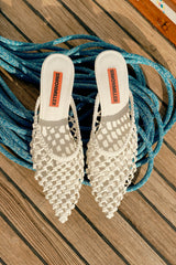 Knotted Gala Mule - Macadamia