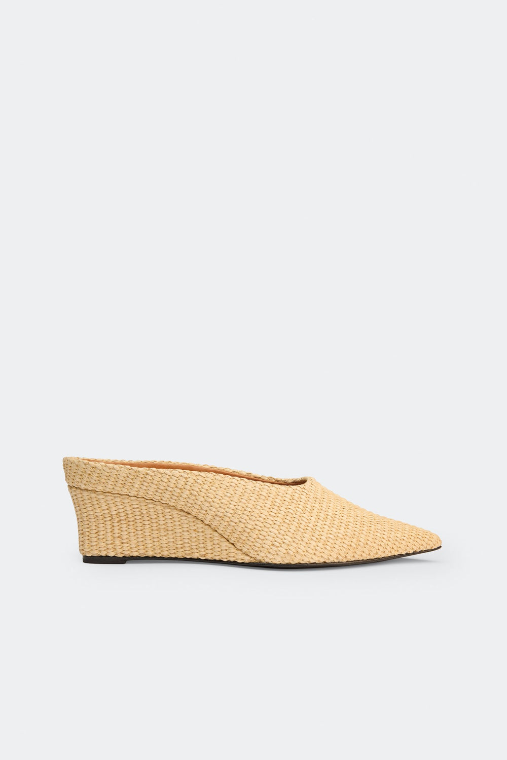 Raffia Gala Wedge - Natural