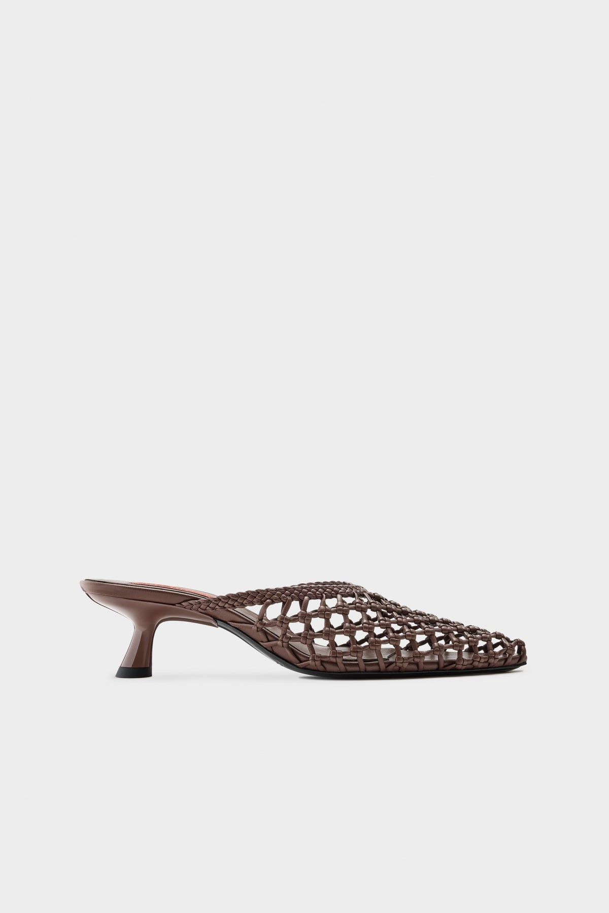 Knotted Gala Mule - CHOCOLATE