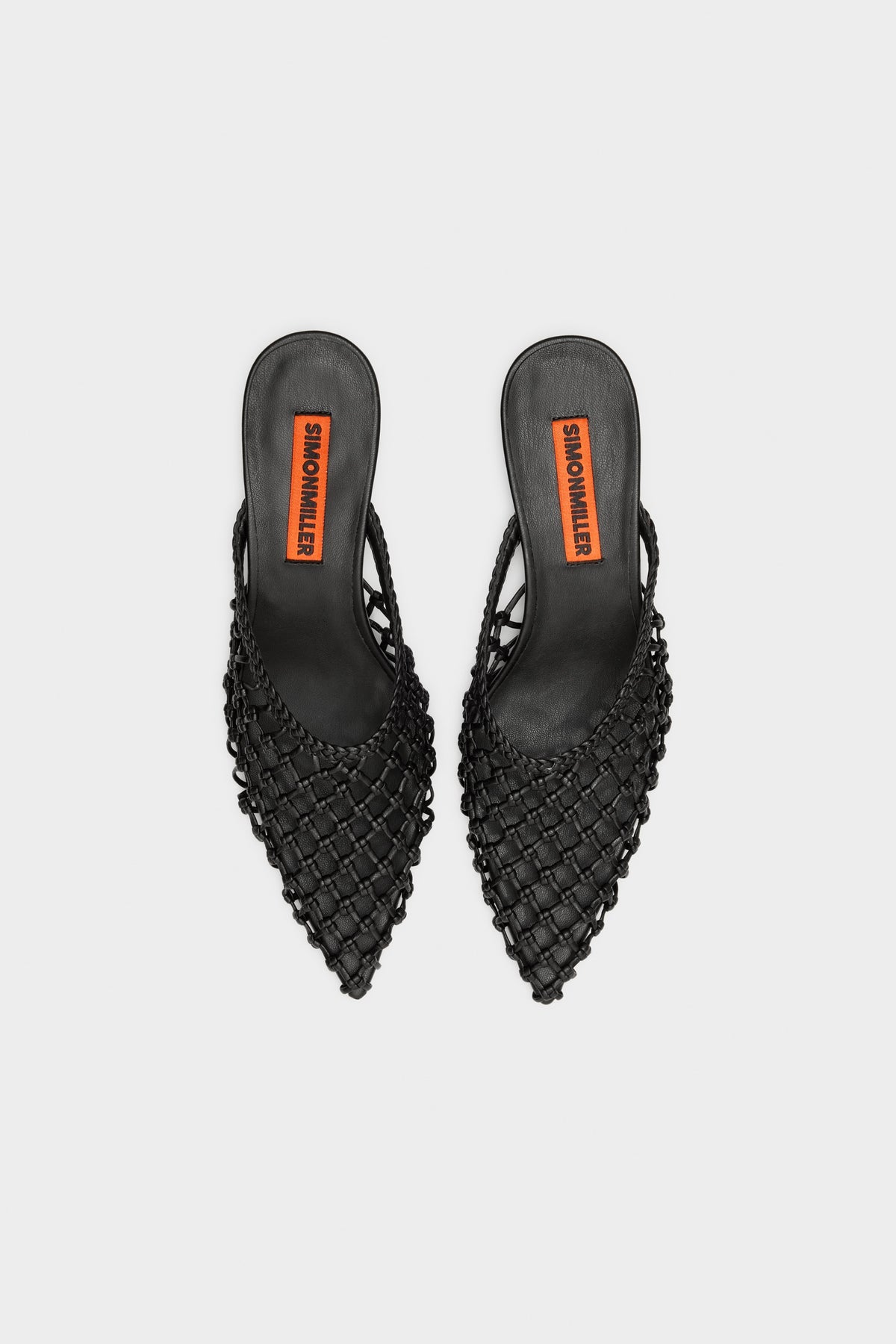 Knotted Gala Mule - BLACK