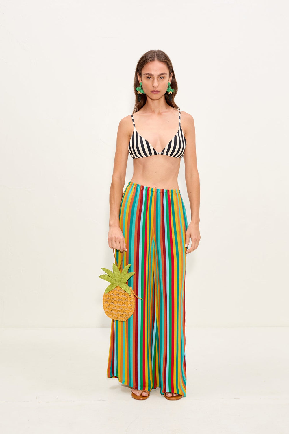 Pineapple Wristlet - Yellow Multi
