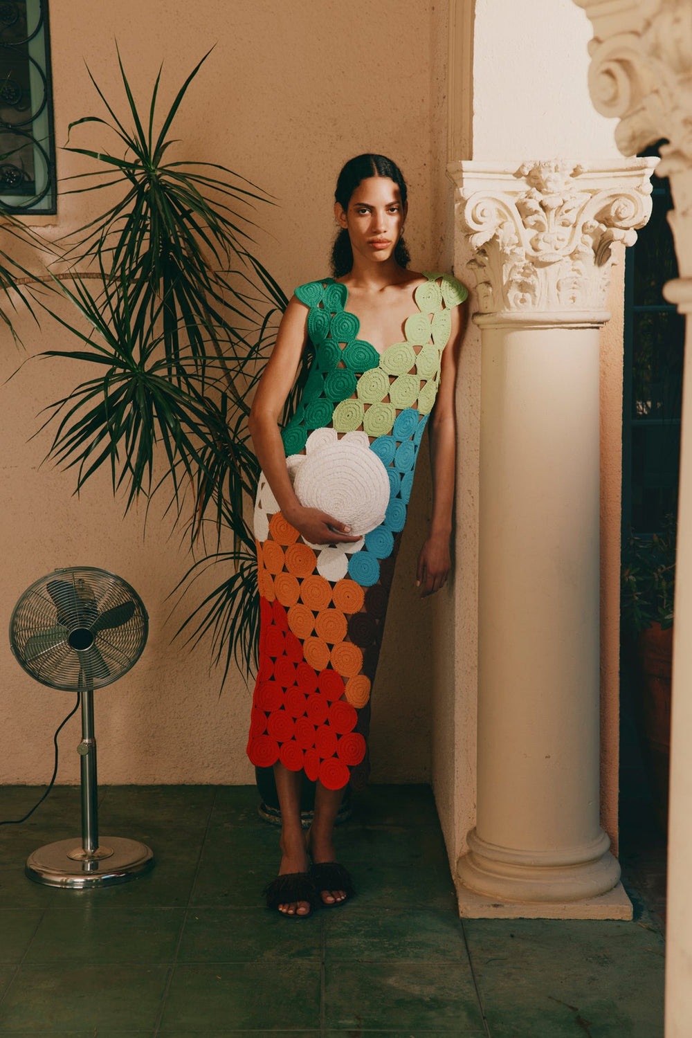Muro Crochet Dress - ISLAND MULTI