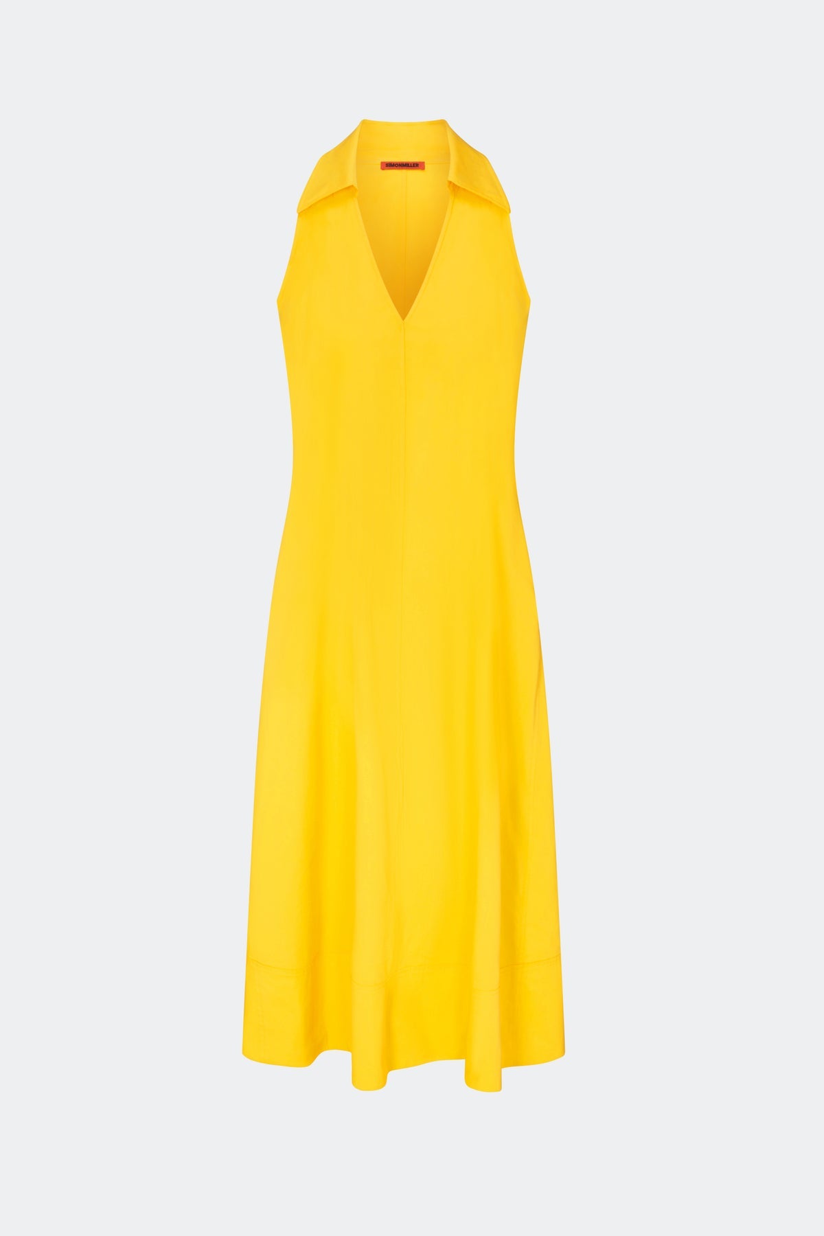 Nava Poplin Midi Dress - Sungold