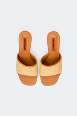 Playa Bamboo Heel - Natural