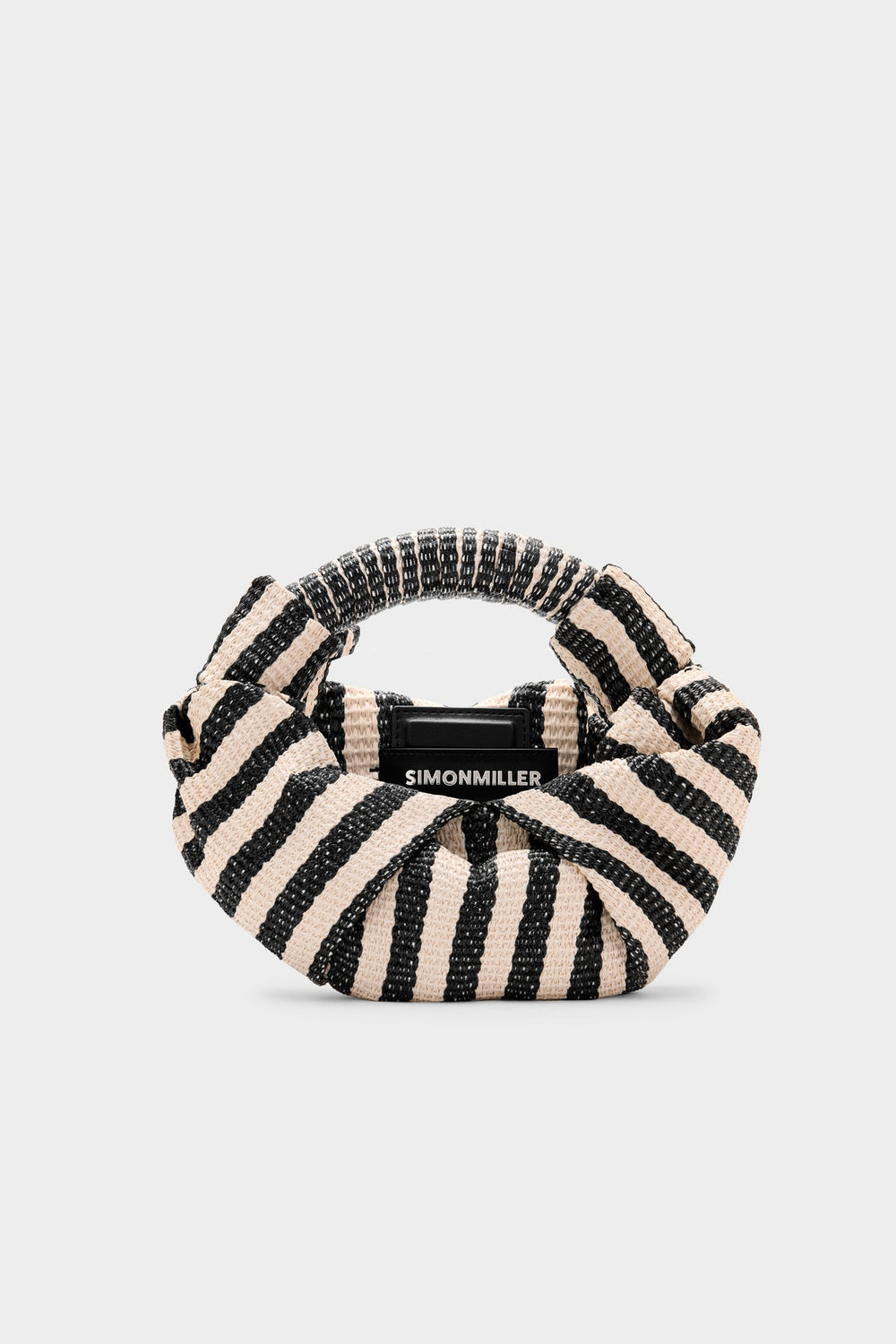 Lopsy Bag - Black/White Stripe