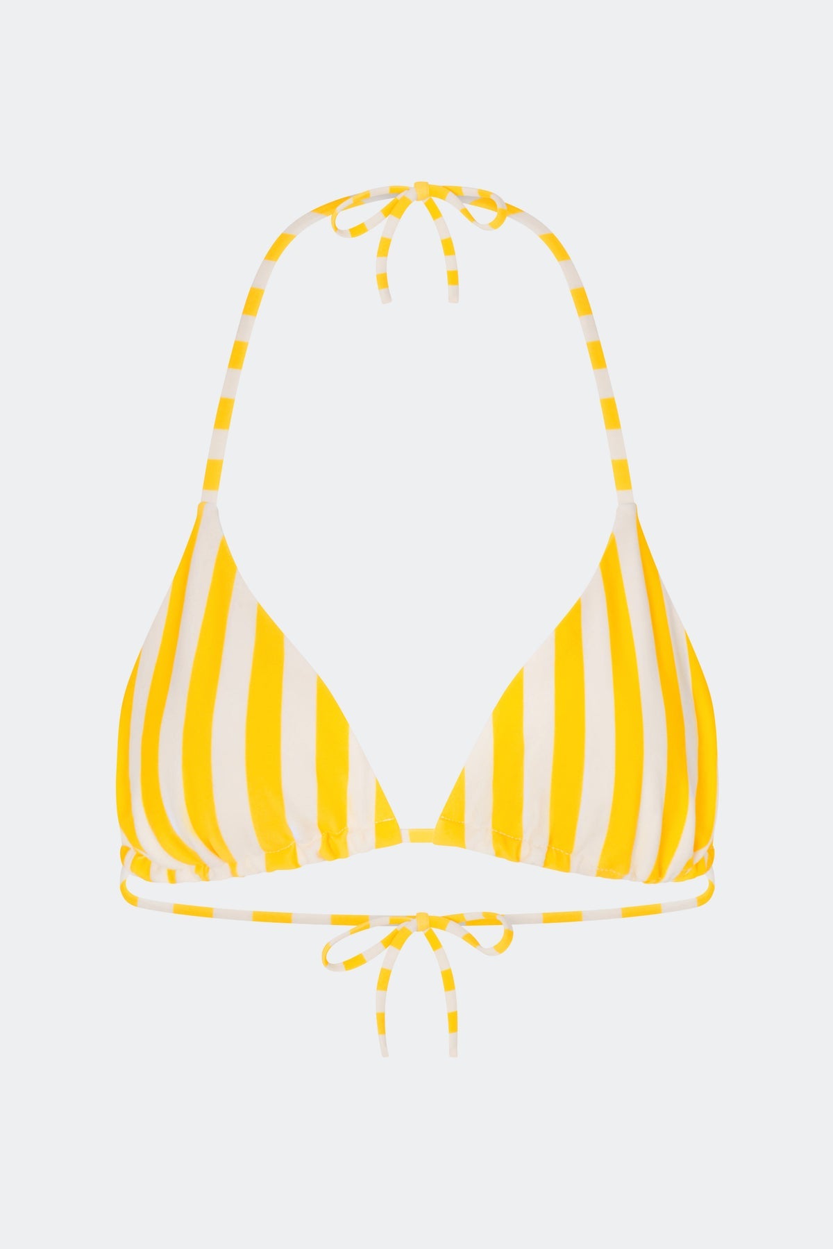 Bwai Bikini Top - Sungold/Ecru Stripe