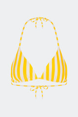 Bwai Bikini Top - Sungold/Ecru Stripe
