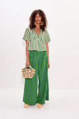 Thorne Poplin Pant - Gummy Green/Moss
