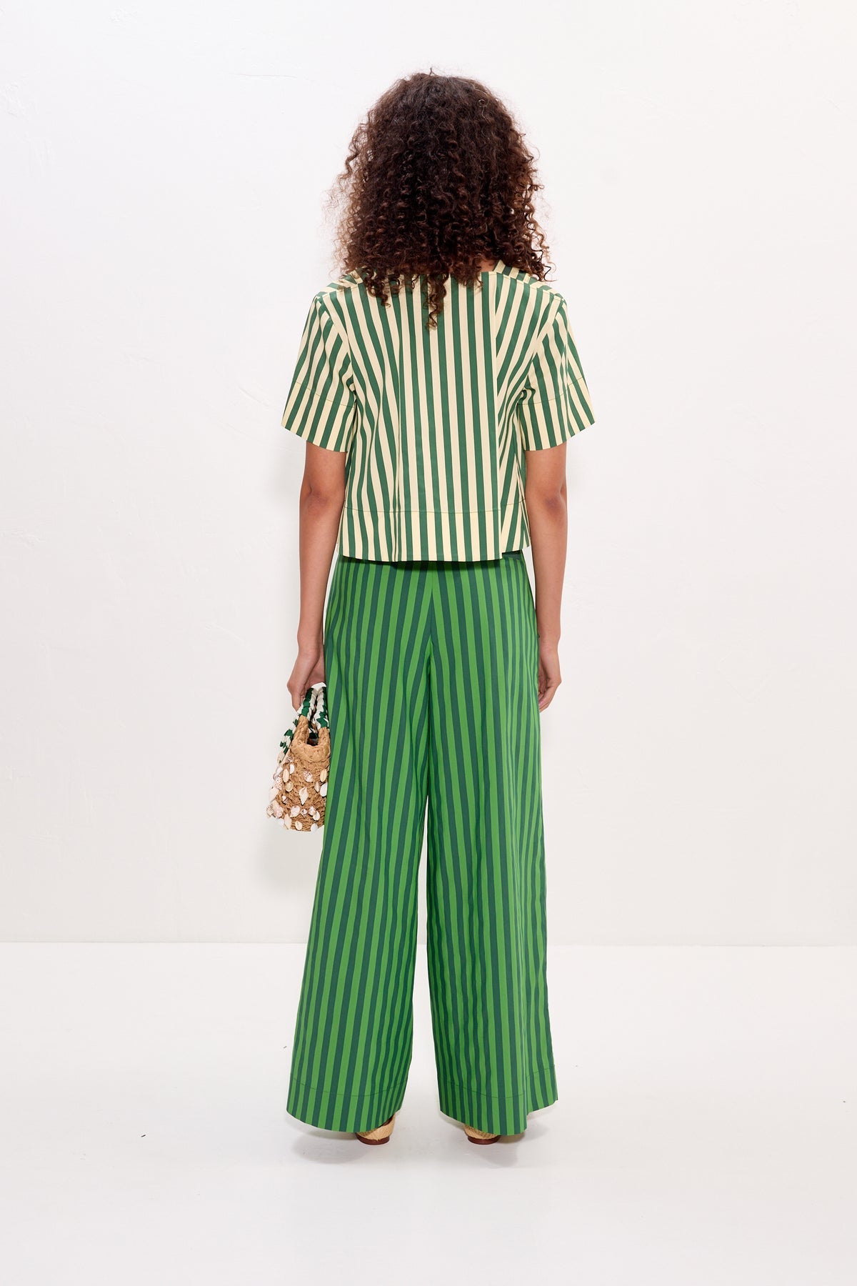 Thorne Poplin Pant - Gummy Green/Moss