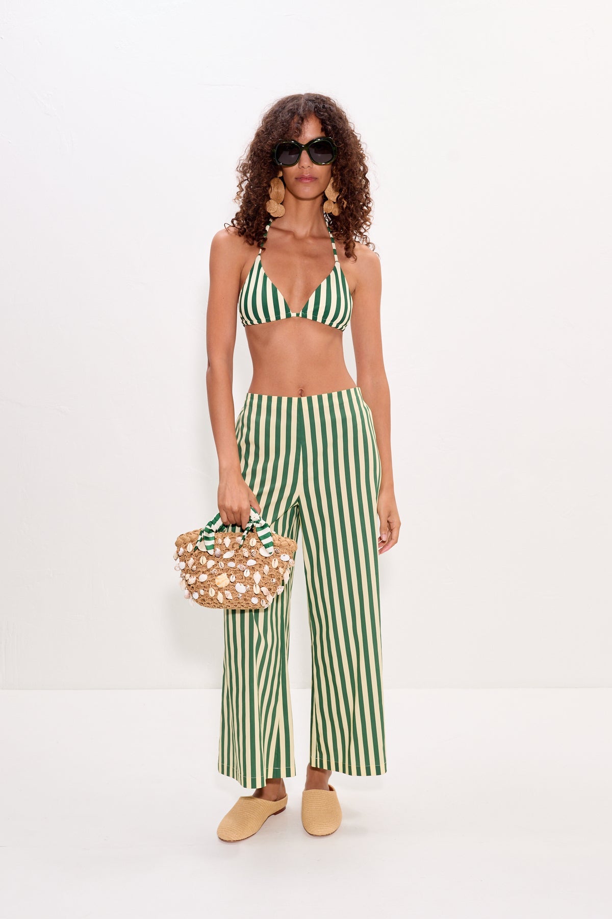 Bwai Bikini Top - Gummy Green/Ecru