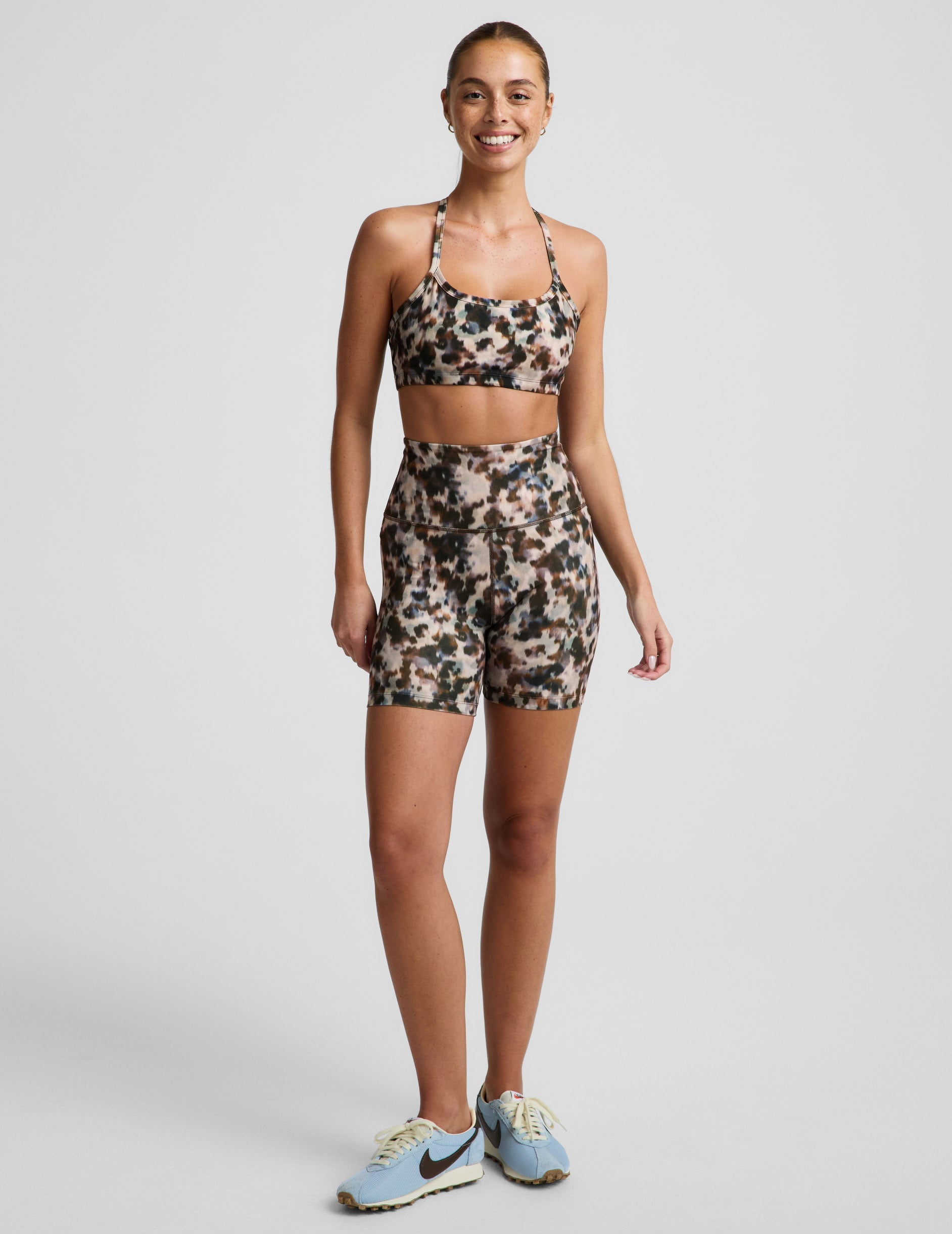 Beyond Yoga Dappled Roan Softmark Slim Racerback Bra