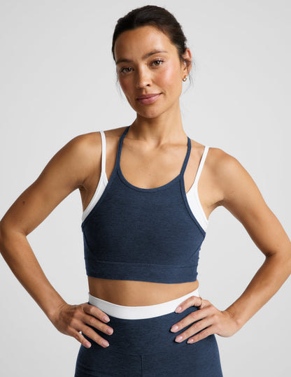 Beyond Yoga Spacedye Layered Long Line Bra