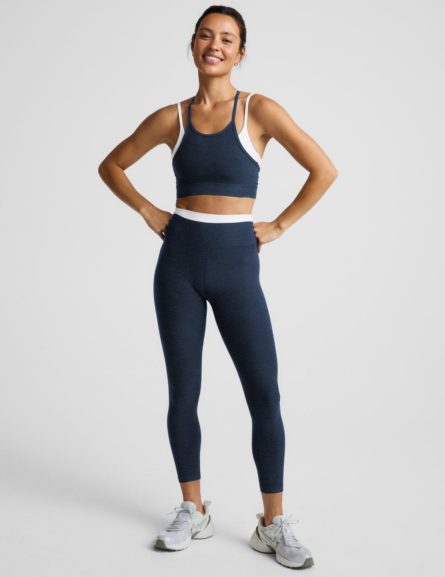 Beyond Yoga Spacedye Layered Long Line Bra