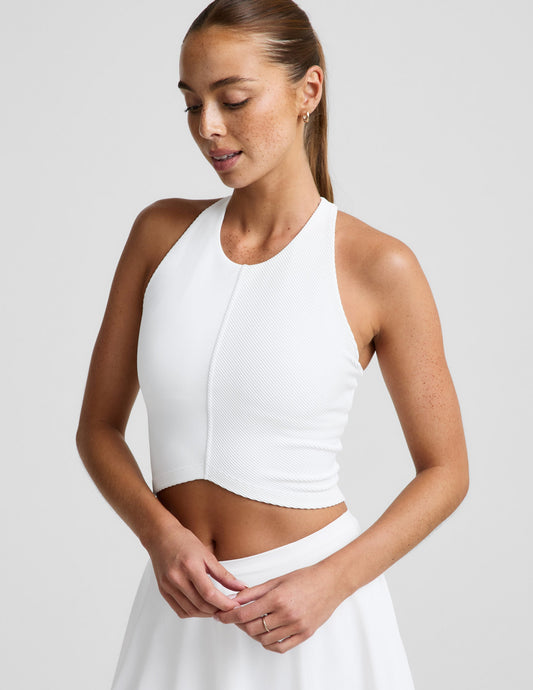 Beyond Yoga Impulse Ribbed High Neck Tank