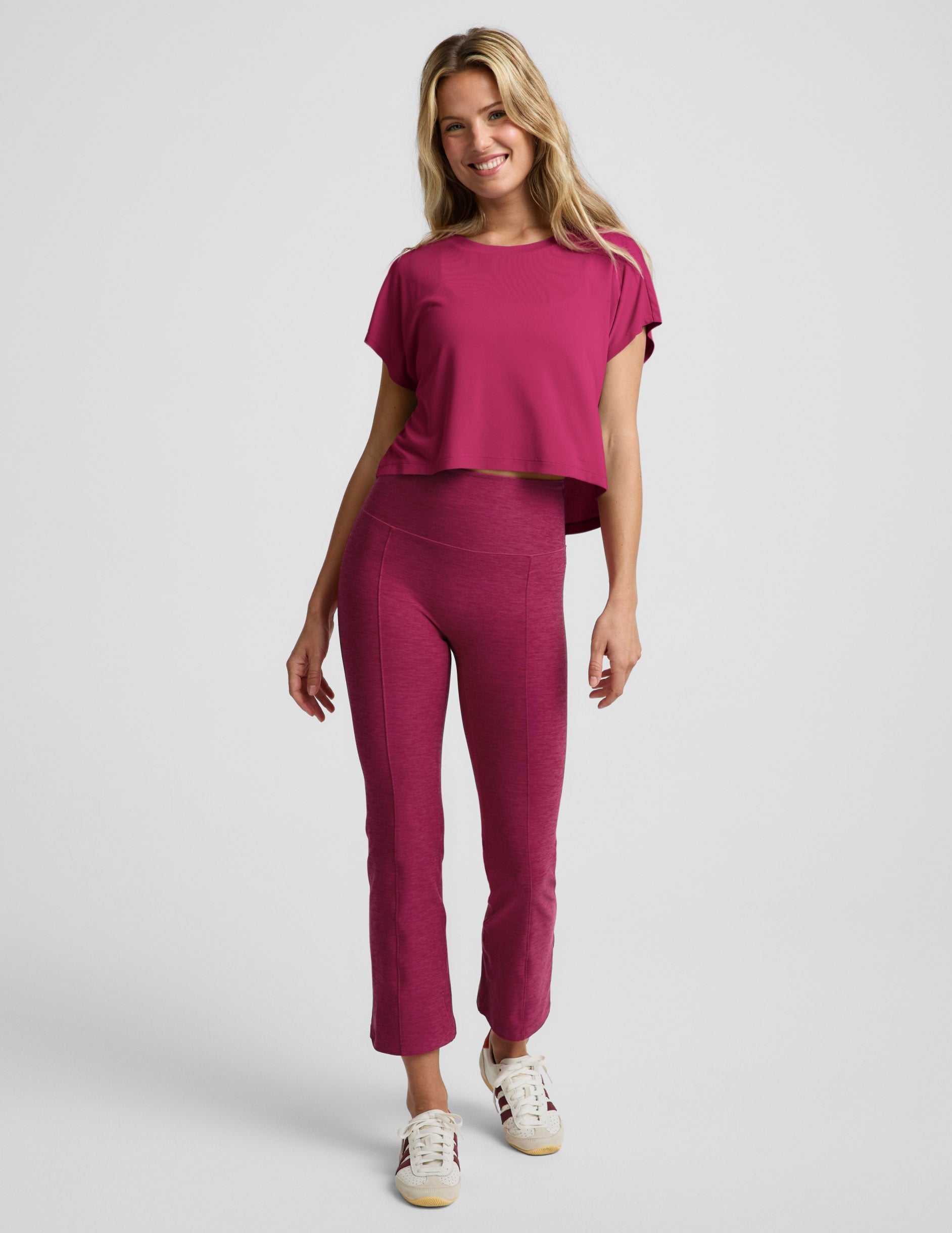 Beyond Yoga Studio Luxe Cropped Tee