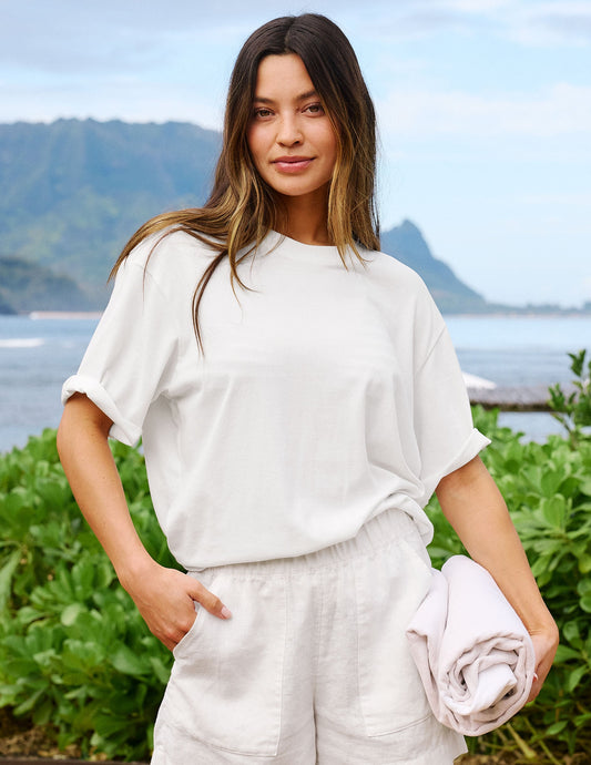 Beyond Yoga SoftKnit Better Than Ever Oversized Cotton Tee