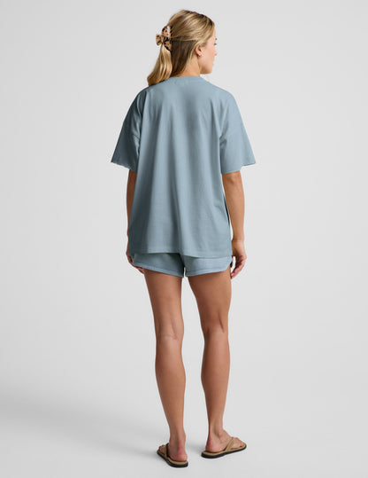 Beyond Yoga SoftKnit Better Than Ever Oversized V-Neck Cotton Tee