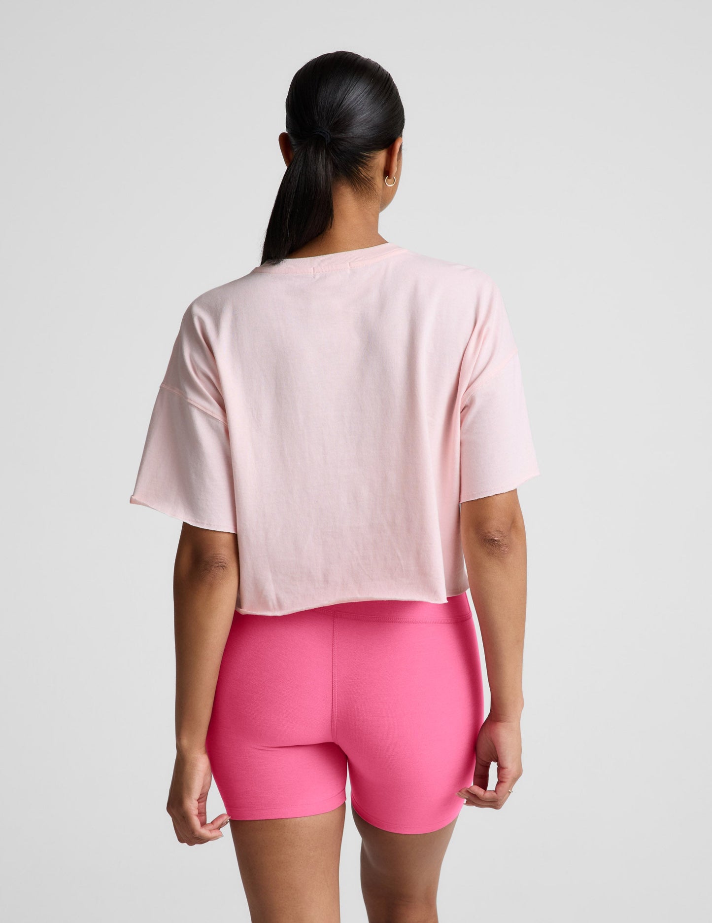 Beyond Yoga SoftKnit Better Than Ever Cropped Cotton Tee