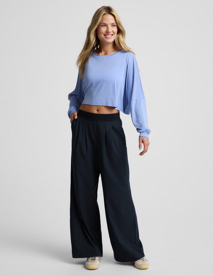Beyond Yoga Studio Luxe Cropped Long Sleeve Tee