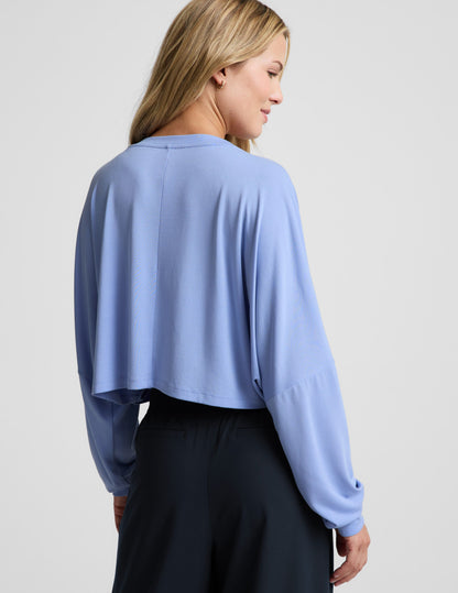 Beyond Yoga Studio Luxe Cropped Long Sleeve Tee